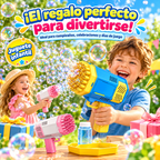 Pistola de burbujas como regalo para niños en cumpleaños